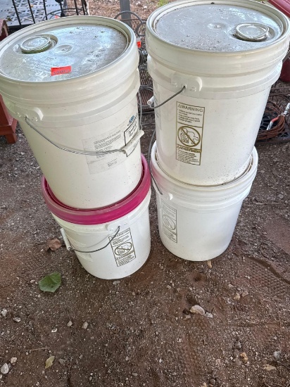 plastic buckets
