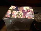 Unopened gift with soap and electric foot massager