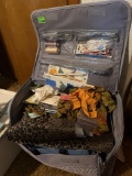 sewing bag and supplies