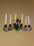 2 Wall hanging candle holder with candles
