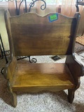 Toddler size wooden bench