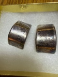 Silver earrings