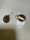 Silvertone earrings