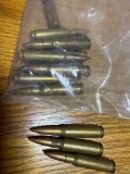Bag of rifle bullets