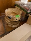 frog flower pot