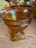 4 glasses and hanging planter