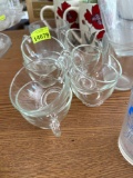 Glass tea cups