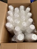 Foam cups, commercial can liners, hanging folding frames, 3M air cleaning filters