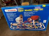 wall paint and train set