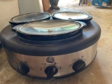 Triple slow cooker