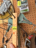 Clamps and measuring sticks