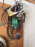 rubber, tools, paint brush
