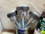 water softener cleaner, measuring cups, pump plunger