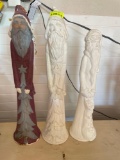 3 Christmas Santa decor