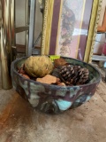 Decor bowl and picture frame
