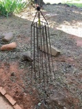 Vine cage on back porch