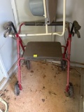push walker with seat