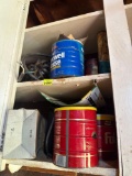 metal parts and tools and screws