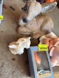Dear rabbit and pig home decor