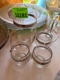 Small pitcher and 3 matching glases