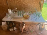 white table only, items not included