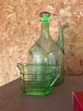 pitcher and cups
