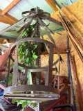 2 flower hangers and greenery