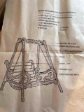 Two Bench swing reduce scale, New and in box