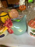 Jam containers and chicken Decor