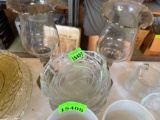 candle holder and dishes