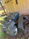 ridding lawn mower