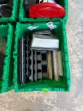 tote full of baking pans