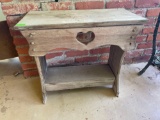 Small wooden table