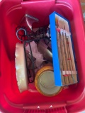 backing supplies and dishes