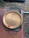 metal plate and pan