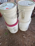 plastic buckets