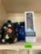 water bottles and pitcher