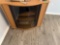 wooden chest DVD player and extension cord only, 36 x 21.5 x 30 items on top not included bring help