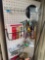 Yard chemicals, faucet, weather, protectors, wires, wire cutters, Christmas lights, wire brush,