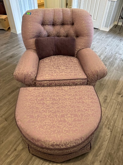 Chair with footstool, bring Help to move