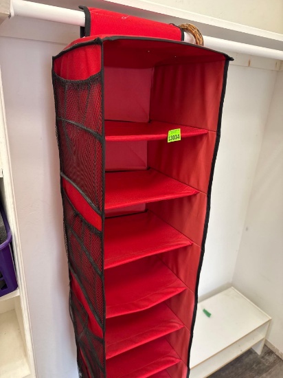 Closet shoe organizer