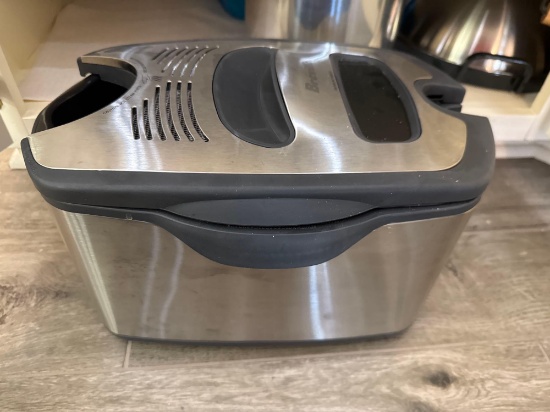 Popcorn cooker, grill, foil pans, ice cream maker