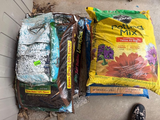 gardening soil and potting mix