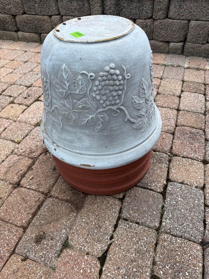 3 flower pots