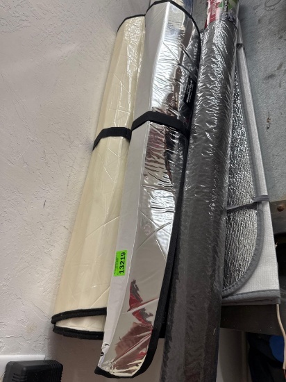 Three sunvisors and premium weed barrier