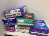depends underwear and always discrete pads