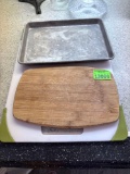 Cutting boards and toaster pan