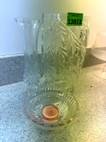 2 vases and candle holder