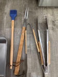 bread pan, and cooking utensils