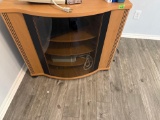 wooden chest DVD player and extension cord only, 36 x 21.5 x 30 items on top not included bring help